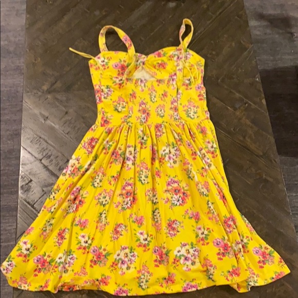 Aeropostale Floral Yellow Dress - Picture 2 of 3